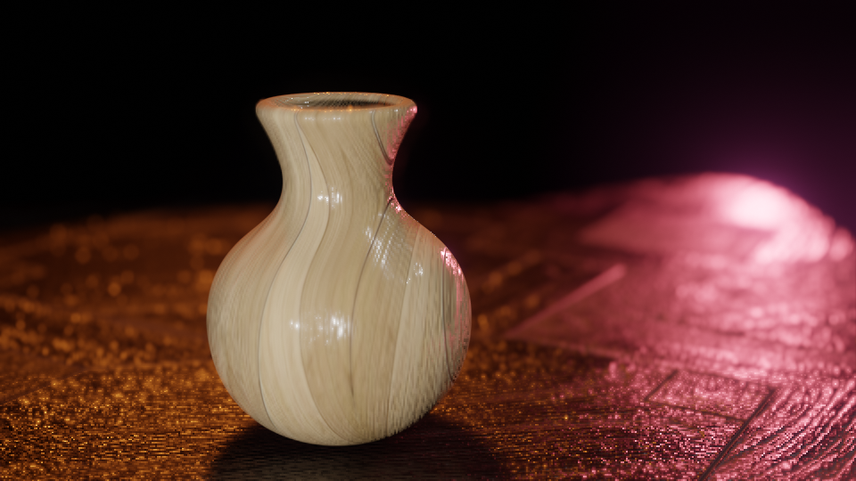 Procedural Vase with PBR textures preview image 1